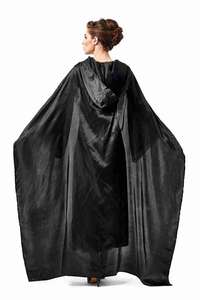 2025 nuevos estilos estilo largo gótico con capucha terciopelo capa túnica <span class=keywords><strong>Medieval</strong></span> brujería capa adultos mujeres hombres - Product Image 6
