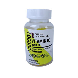 निजी लेबल विटामिन स्वास्थ्य पूरक ओमेगा-3 मछली के तेल गुम्मीज भरपूर मात्रा में विटामिन डी गुम्मीज - Product Image 1