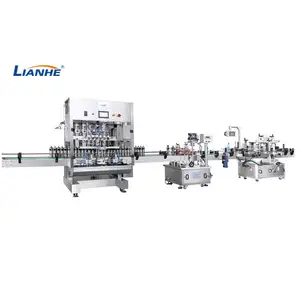 High Speed Automatic 6 Head Auto Chemical Detergent Liquid Filling Machine Plastic Bottle Linear Liquid Filling Machine