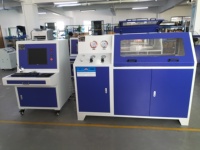 Banco de prueba de fugas de control PLC Equipo de prueba de presión hidráulica Máquina de Prueba Hidrostática para manguera