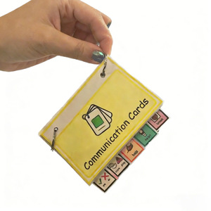 Tarjetas de comunicación para niños, tarjetas didácticas para aprendizaje de necesidades básicas, de 4 a 6 años, material de cartón, herramientas educativas - Product Image 5