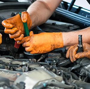 Tek kullanımlık 6 7 8 9 10 Mil turuncu ağır elmas dokulu mekanik sanayi için ağır nitril eldiven - Product Image 5