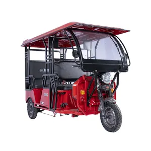 Triciclo eléctrico para adulto, triciclo de 3 ruedas para pasajeros