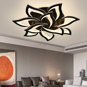 HUIQI 도매 가격 팝 꽃 장식 스마트 조명 플러시 마운트 멋진 램프 홈 234W <span class=keywords><strong>Led</strong></span> 천장 조명 - Product Image 4