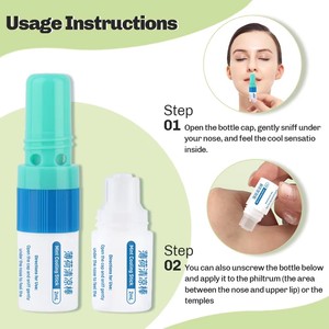 Bâtonnet Inhalateur Nasal Herbal 2-en-1 au <span class=keywords><strong>Romarin</strong></span>, <span class=keywords><strong>Huile</strong></span> <span class=keywords><strong>Essentielle</strong></span> à Frotter, Arôme Végétal pour Emballage Personnalisé, Lot de Vente en Gros - Product Image 2