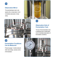 ORME 20hl Système de brasserie tout-en-un 7bbl Micro-brasserie 2000L pour restaurant