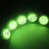 Manège pour enfants de fête foraine en plein air, DC24V, 12 LED, UCS2903, pixel RGB plat 50mm, pour parc d'attractions, trou d'installation 19mm, éclairage LED pour luna-park