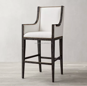 Sassanid Living Studio Design 1950s Modernism Taburete de barra y Mostrador de tela Ames hecho a mano con maestría - Product Image 4