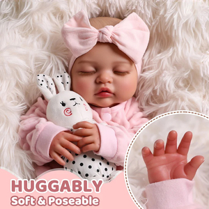 <span class=keywords><strong>Poupée</strong></span> Reborn Babeside <span class=keywords><strong>Nancy</strong></span> de 17" Endormie, Petite Fille Nouveau-Née, Guérison du Cœur - Product Image 3