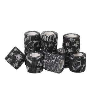 Durable Eco Friendly Disposable Tattoo Grip Cover Black <b>Visco</b> Elastic Bandage Wrap for Machine - Product Image 1