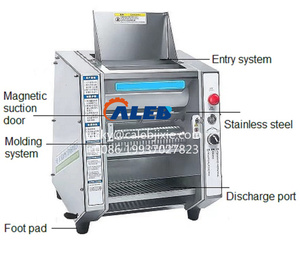 Machine à perles de tapioca commerciale, machine à enrober par drague inclinable, machine à enrober à double tête, équipement de transformation alimentaire - Product Image 2
