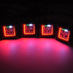 Lampes de travail pré-assemblées à LED RGB colorées 5050 <span class=keywords><strong>SMD</strong></span> <span class=keywords><strong>12V</strong></span> Angel Eye Cube Light Chaser Pods de 3 pouces - Product Image 3