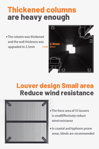 IKE Type175 Luxury Classic 10x12ft Sunroom Aluminum Pergola Bioclimatic Motorised <strong>Gazebo</strong> Windproof Rodent-Proof LED China Origin - Product Image 5
