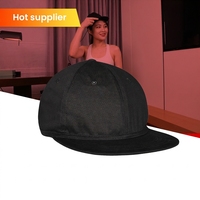 Casque de thérapie par lumière rouge infrarouge 660nm 850nm, chapeau de traitement LED NIR pour la croissance des cheveux