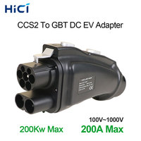 HICI fabricant Evse connecteur de charge rapide adaptateur de charge de véhicule électrique adaptateur CCS2 vers Type2