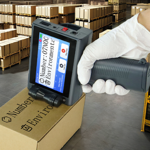 Bảo hành 1 năm ymark 12.7mm cầm tay máy in phun phẳng nhanh khô kim loại thủ công hàng loạt Màn hình 600dpi Độ phân giải ngày mã hóa - Product Image 1