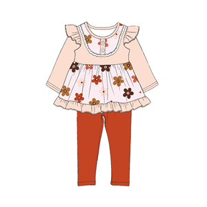 <span class=keywords><strong>Venta</strong></span> Caliente Conjunto <span class=keywords><strong>de</strong></span> <span class=keywords><strong>Ropa</strong></span> <span class=keywords><strong>Infantil</strong></span> <span class=keywords><strong>de</strong></span> 2 Piezas, Manga Larga + Pantalones, Estampado Floral, <span class=keywords><strong>Ropa</strong></span> para Niñas - Product Image 6