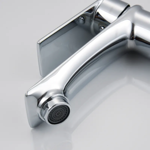 Robinet de lavabo moderne à poignée unique, eau froide, montage sur plan, noyau de valve en céramique, conception à trou unique pour application en chambre à coucher - Product Image 5