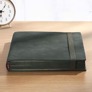 Libreta de direcciones empresarial con espiral, tamaño A3, páginas forradas en cuero de poliuretano, con logotipo - Product Image 4