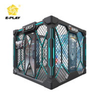 Console de jeu de réalité virtuelle Eplay VR pour 4 joueurs, projecteur de jeu de tir, manèges de parc d'attractions intérieur pour enfants