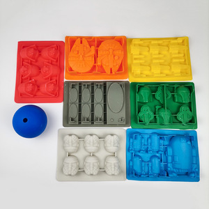 Moule en silicone en forme de robots briques, pour la décoration de gâteaux d'<span class=keywords><strong>anniversaire</strong></span>, bonbons, chocolat, savon et pâtisserie, pour les fans de Star Wars - Product Image 5