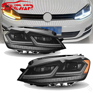 SINDAR Nouveaux Phares Avant à <span class=keywords><strong>LED</strong></span> Modifiés Assemblage de Feux Accessoires Auto pour Volkswagen <span class=keywords><strong>Golf</strong></span> <span class=keywords><strong>7</strong></span> Mk7 GTI 2012-2020 Vente en Gros - Product Image 1