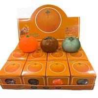 12pcs/box Mainan Squishy Oranye Berubah Warna Sesuai Suhu Variasi Kreatif Buah Squishy Sensorik TPR Squishies Mainan Fidget