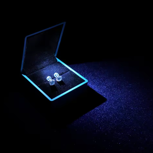 Pendientes de Moissanita de Lujo 2026ZP, Plata 925, Engaste de Cuatro Puntas, Joyería Clásica para Boda, Regalo de Aniversario - Product Image 3