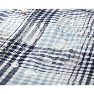 <span class=keywords><strong>เสื้อ</strong></span>ผ้าป้องกันไฟไหม้ FRC Clothing CAT2 Arc Safety Apparel ผ้าฝ้ายทนไฟ 7.5 ออนซ์ แขนเสื้อผ้าฝ้ายทนไฟ ย้อมเส้นด้ายลายสก็อต ป้องกันไฟไหม้ กระดุมยูเรียทนไฟ - Product Image 5