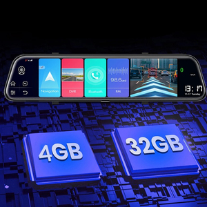 Máy nghe nhạc đa phương tiện Android 12 inch 128GB, màn hình tách đôi hiển thị thời gian thực, camera trước và sau, ghi hình trực tuyến, camera hành trình DVR - Product Image 4