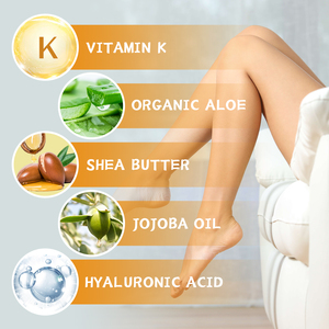 EELHOE Vitamin K <strong>Cream</strong> Glycerin <strong>Varicose</strong> <strong>Veins</strong> Spider <strong>Veins</strong> Bruising Redness Soothing Massage OEM Private Label Wholesale Bulk - Product Image 5