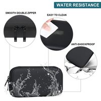Stylo à épinefrine et inhalateur pour l'asthme, étui de voyage médical simple avec fermeture éclair en EVA