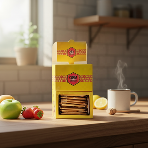 Caja de Regalo Deslizante de Miel Real de Alta Calidad, la Más Vendida, con Bolsas Portátiles para Empacar Miel en el Interior - Product Image 1