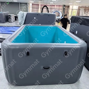 Piscines gonflables très demandées, bain de glace gonflable <span class=keywords><strong>avec</strong></span> dimensions 2m x 2m x 0.8m, taille et couleur personnalisables, pour 4 à 6 <span class=keywords><strong>personnes</strong></span>. - Product Image 4