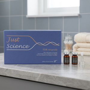 Just Science HSR Ampoule 50ml Anti-rides Hydratant Raffermissant Éclaircissant Visage Nez Yeux Coréen pour Femmes Échantillon Principal - Product Image 2