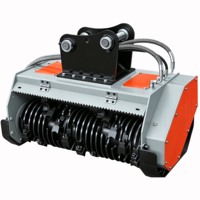 Desbrozadora Multifuncional para Excavadora 3 en 1, Máquina Hidráulica para Limpieza de Terrenos