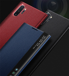 Đối với <span class=keywords><strong>Samsung</strong></span> Galaxy Note 10 cộng với cửa sổ xem miễn phí-lật ngủ tỉnh táo da trường hợp đối với <span class=keywords><strong>Samsung</strong></span> Galaxy <span class=keywords><strong>S20</strong></span> S21 S22 thông minh chip Bìa - Product Image 2