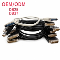 Kabel USB DB9 RS232 Kustom dengan Pelindung Anyaman & Konektor Berlapis Emas untuk Penggunaan Mikrofon & Komputer |   Perakitan Kabel Isolasi PVC