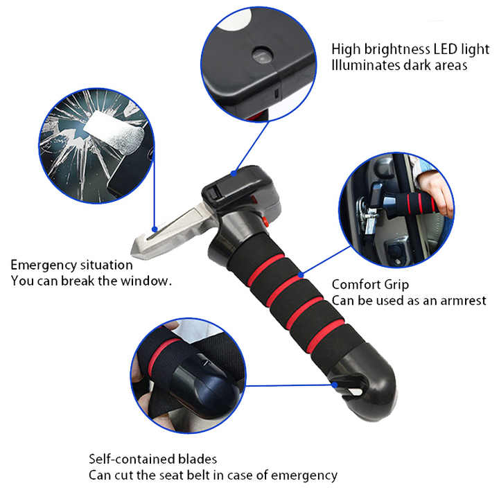Car Support & Emergency Escape Tool