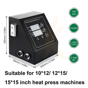 Caja de Control de Prensa de Calor, Panel Digital de Repuesto, Accesorio para Máquina, Controlador de Temperatura de 1400W, 110V - Product Image 3