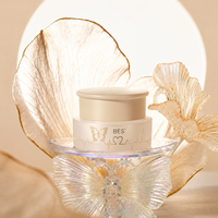 Vente en gros usine de pots vides pour gel UV de construction 4g 5g, pots de gel UV de haute qualité, récipients en acrylique pour crème avec marquage à chaud