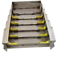 Cache télescopique en acier CNC avec soufflet en acier inoxydable, protection accordéon pour roulements de moteur, pour les industries mécaniques