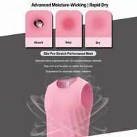 Canotta da Corsa Senza Maniche di Alta Qualità con Logo Personalizzato, Abbigliamento Sportivo per Maratona e Palestra, Servizio OEM ODM, Design Personalizzato