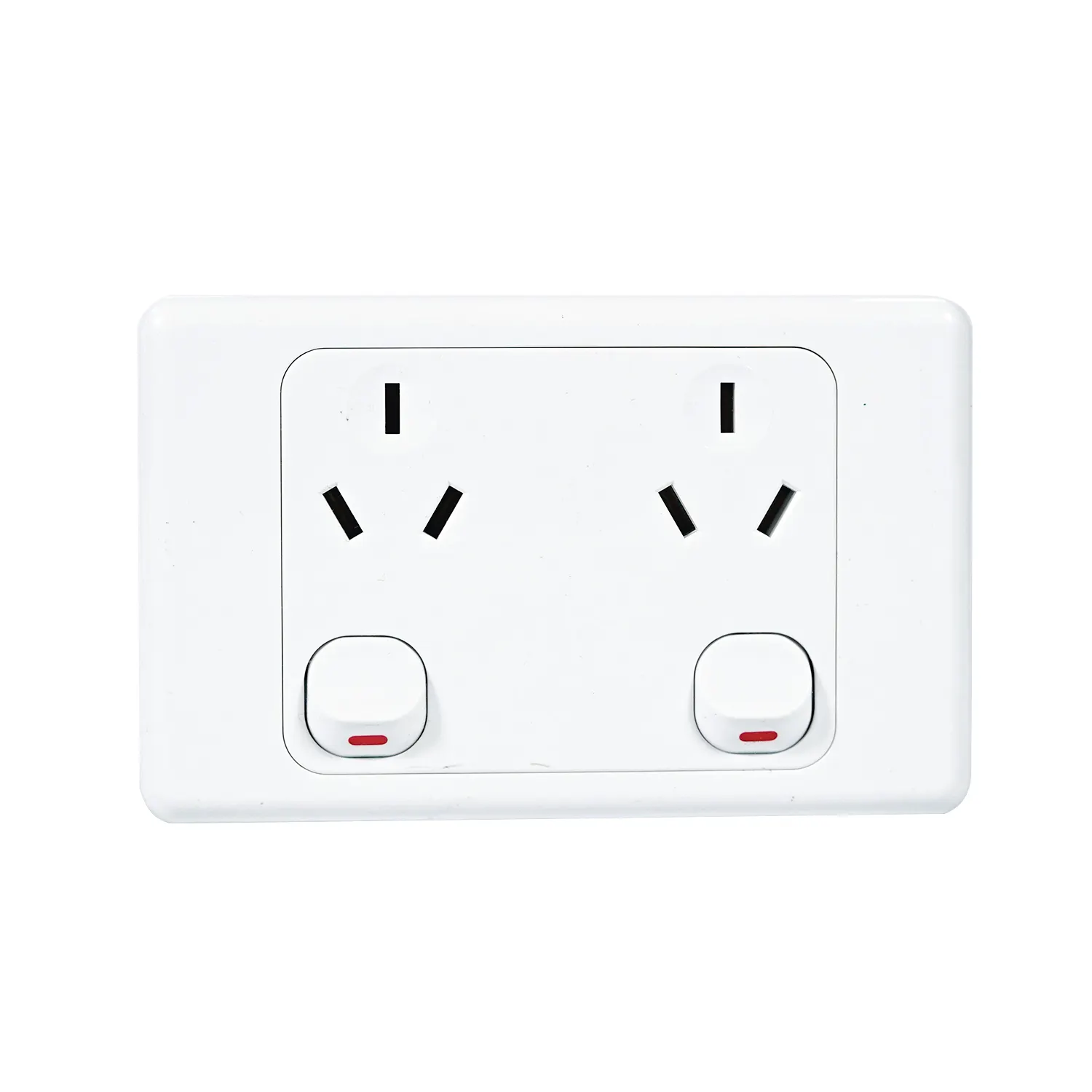 Single Vertical Power Electric Outlet Wall Light Switch Socket Universal Power Switched Socket