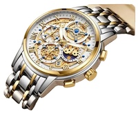 LIGE 8973 Montre pour hommes Montre-bracelet chronographe étanche en acier Top Brand Original Sports Quartz Montres pour hommes Relogio Masculino