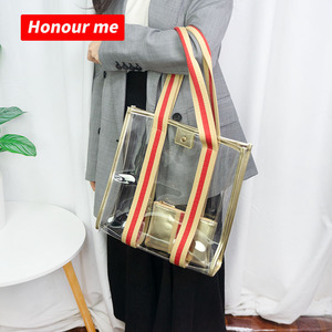 <span class=keywords><strong>Sac</strong></span> de maquillage en gros, <span class=keywords><strong>sac</strong></span> fourre-tout transparent en PVC, approuvé pour les stades, <span class=keywords><strong>sac</strong></span> fourre-tout transparent imperméable en plastique, <span class=keywords><strong>sac</strong></span> fourre-tout transparent - Product Image 3