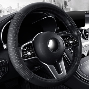 Funda Universal de cuero PU para volante de coche, antideslizante, sin olor, 15 pulgadas, venta al por mayor de fábrica - Product Image 1