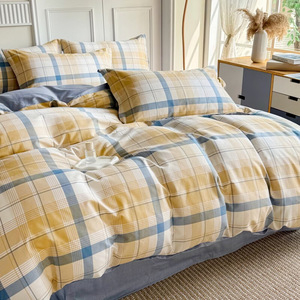 Juego de Ropa de Cama de Cuatro Piezas Moyu 100% Algodón, 230x245cm, Transpirable, Suave al Tacto, Lavable, Duradero, Tonos Cálidos Estrellados - Product Image 5