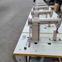 Machine à coudre industrielle à bras longue vitesse pour chaussures, bottes, sacs en cuir et matériaux épais, pour la fabrication de perruques en cheveux humains