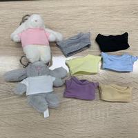 Peluche lapin de Pâques personnalisée Songshan Toys, sac à dos, pendentif, logo en tissu, chemise, peluche lapin douce, porte-clés pour enfants, cadeau